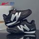 Warrior boys' soft-soled cotton shoes autumn and winter plus velvet warm casual shoes children's sports moral training shoes WZ-C232L black silver 32