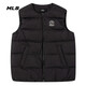 MLB down vest for boys and girls NY small standard children's down jacket jacket sleeveless thermal vest 7ADVBL136 black/50BKS New York Yankees 110