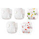 Diapers pure cotton newborn baby washable baby gauze diapers mustard seeds pocket cloth ring pants diapers 10A antibacterial 5 pack random color S code recommended 0-10 Jin Jin equals 0.5 kg baby