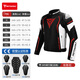 MOTOWOLF motorcycle riding suit suit for men, all-season, fall-proof, windproof, autumn and winter warm motorcycle rider equipment