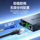 Wopu fiber optic transceiver Gigabit 3km single mode single fiber photoelectric converter network monitoring SC interface pair SF02