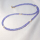 DL 1998 quality tanzanite necklace 18K gold beads natural freshwater aurora round pearl necklace full of stars 18K gold tanzanite aurora freshwater pearl necklace double buckle head