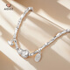 Aido Diamond pt950 platinum gourd bracelet for women, genuine platinum Fulu bamboo bracelet, lucky and lucky brand ingot bracelet, lucky and lucky bamboo bracelet 12.2-12.4g, length 16+3cm