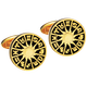 KFLK High-end Cufflinks French Shirt Twelve Constellations Guardian Cuff Nails Men's Cuff Buttons Cufflinks Golden Twelve Constellations K054