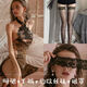 Sexy lingerie women's retro cheongsam 2025 new sexy passionate bed pure desire pajamas leopard print cheongsam + thong + leopard print stockings + 165L recommended weight 105-120Jin Jin equals 0.5 kg