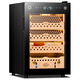 Shantou Lincun Qielong fingerprint lock cigar cabinet constant temperature and humidity cedar wood shelf water ion removal of ammonia alcohol WIFI cigar cabinet 60C wake-up cigar box Cuban pattern ammonia purification + WiFi + fingerprint lock + cedar