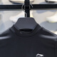 Li Ning children's long-sleeved T-shirt 2025 autumn new style men's and women's sweat-absorbent comfortable sweatshirt bottoming shirt YTLV103 black YTLV103-2 110