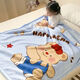 Children's blanket thickened autumn and winter double layer baby blanket small quilt kindergarten nap coral velvet blanket Good night puppy 120cm*150cm double layer thickened 2.8Jin Jin equals 0.5kg