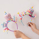 Shui Yunmiao's birthday hairband, twisted stick handicrafts, children's dinner party photo props, cute hairpins and hair accessories, funny star birthday cake headband