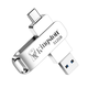 Kingston USB flash drive 512G high speed 3.0 large capacity 128g mobile phone and computer dual-use 256 car 32G USB flash drive silver 512GB