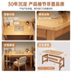 Pure solid wood desk home bedroom with drawer desk student study desk simple modern computer desk all solid wood solid wood color 120*60CM