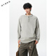 Yuexiang American Henry Collar Sweater Men's Autumn New Fashion Brand Large Size Loose Knitwear Casual Warm Inner Top Men Light Gray M