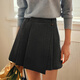 Olrain 2025 new women's autumn high-waist slimming pleated skirt gray skirt a-line skirt gray M 160/68A/M