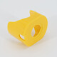 Hesdig Hskl-40 emergency stop switch protective seat emergency stop button protective cover emergency protective ring 55.8*48*40mm small ingot (yellow) 10 pieces/pack