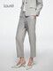Laur l Temperature-controlled mercerized wool material 25 new autumn nine-point trousers LWL363K04100 light gray XS