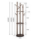 DSRAWMYT coat rack solid wood rotating floor-standing clothes rack bedroom home storage rack vertical clothes rack living room clothes rack