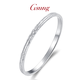 GsunG platinum solid double nail sand bracelet for women PT950 pure platinum fashion bracelet Chinese Valentine's Day gift for girlfriend Price by gram Contact before bidding