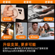 
TORRAS mobile phone case, new cooling magnetic suction camera button, long-term use without yellowing, suitable for Apple 14/15/16/17 Obsidian Black, newly upgraded military quality, built-in buffer airbag rotating bracket iPhone 15pro [camera button fully included]