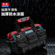 Dongcheng Electrician Tool Bag Canvas Thickened, Strong and Durable Carpentry, Plumbing and Electrician Multifunctional Large Capacity Wear-Resistant Tool Bag 470 280 300mm/20 Inch Double Layer Thickened Plastic Bottom Tool Bag (Dongcheng)
