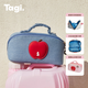 Tagi.<i>Imagine Apple bulging waterproof cosmetic bag denim leather toiletry bag travel bag storage bag-denim