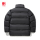 Li-Ning China Li-Ning Unisex Water-Repellent Technology Loose Duck Down Short Down Jacket AYMV733