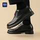 Heilan House (HLA) leather shoes men's business formal shoes thick soles increased casual derby shoes HAAPXM3EBH291 black 42