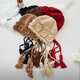 Zhenxiang Hat Women's Spring and Autumn Woolen Hat Flower Hand Crochet Knitted Hat Travel Photo Wear Birthday Gift Z868