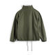 Madden Workwear American Retro M65 Stand Collar Jacket Men's New Windproof Thin Jacket Urban Commuting Men's Loose Top Algae Green L