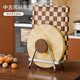 Medieval style stainless steel chopping board rack kitchen countertop storage rack pot lid shelf chopping board cutting board placement rack medieval style chopping board rack double layer