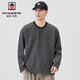 AEMAPE American Apple American retro 360g heavy cotton sweatshirt men's autumn new knitted striped sea soul sweater Henry Brown M 100-120Jin Jin equals 0.5 kg