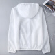 JOYOFJOY Jingdong Women's Clothing 2020 Summer Korean Thin Thin Jacket Women's Breathable Solid Color Outdoor Sportswear Women's Trendy JWXF194041 White One Size