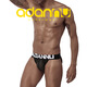 Adano translucent sexy men's thong mesh low-waist temptation underwear macho sexy T-pants AD139 white L