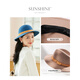 Siggi Wool Flat Top Hat Women's Autumn and Winter New Warm Korean French Retro Hat Fashionable Wool Wool Hat Light Milk Tea M(57-59cm)