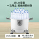AUX vacuum cleaner household small decoration industrial strong super suction high power quiet low noise handheld bucket machine AXT-T02 white top version