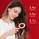 Red light hair growth comb is twice as easy to use as an applicator. Multifunctional electric massage comb for the scalp and head. Infrared laser applicator to introduce essence hair care instrument. Emerald