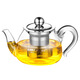 
Golden Sauce (KAMJOVE) Glass Teapot Floating Cup Brewing Teapot Tea Water Separation Cup Heat-resistant Glass Tea Set Kung Fu Office Flower Teapot Transparent AM-718 [250ml]