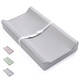 Convenient baby diaper table waterproof urine isolation nursing table newborn changing and bathing baby massage table gift PU material nursing table gray smooth and comfortable