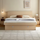 Quanyou Home Double bed high box storage bed panel bed modern simple master bedroom bed 1.5x2 meters furniture