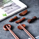 XUNIAN 2-pack Japanese-style solid wood chopstick pillow, cute chopstick holder, chopstick holder, creative home spoon holder, spoon holder, dumbbell chopstick holder (Phoebe 2-pack)