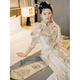 ROAR UTHAUG Show and Clothing 2025 New Champagne Color New Chinese Style Wedding Dress Elegant Small Wedding Toast Outfit Outfit XH1434 Qian Yan No Headgear S