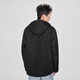 Lee comfortable hooded two-in-one detachable jacket, same style for men and women, black XS