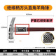 Australia and New Zealand new Australian and New Zealand claw hammer woodworking nail hammer fiber insulated handle high carbon steel nail hammer pure steel hammer head 8 taels - square head pitted straight tail (factory comes with die-cast aluminum sleeve)