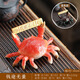 Xixi Taitai tea pet ornaments change color when exposed to water Qiantu Wuliang creative personality crab kung fu tea set tea play fun tea ceremony accessories Qiantu Wuliang color changing crab