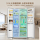 Meiling Xiaoquexing 515L side-by-side door refrigerator ultra-thin flat-embedded bottom cooling first-level dual-frequency active sterilization large capacity Xingyue white BCD-515WKPCZX national subsidy