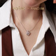 Fanci Global Launch Fan Qi Harry Potter Joint Series Love Potion Necklace as Birthday Gift for Girls Sweet Pink Necklace