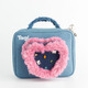 Tagi.<i>Imagine jelly cosmetic bag, love denim toiletry bag, portable handheld storage bag, birthday gift