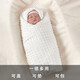 Newborn Bean Velvet Soothing Blanket Baby Double-layered Edged Pressed Foam Blanket Baby Cover Blanket Solid Color Quilt B146-White 80*100CM