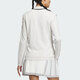 Adidas Two-In-One Polo Shirt And Vest Colorblock Two-In-One Long Sleeve Sweater Women's White S