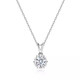 I Do platinum PT950 necklace for women Snowflake Diamond 1 carat cultivated diamond single diamond pendant engagement proposal girlfriend gift Snowflake-1 carat diamond necklace