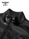 BOY LONDON 2025 Autumn New Men's Leather Jacket Stud Embroidered Retro Trendy Top Women N44004 Black XS